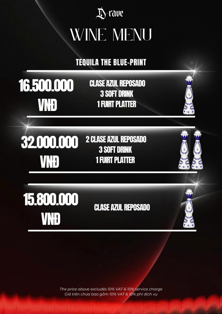 Menu D Rave