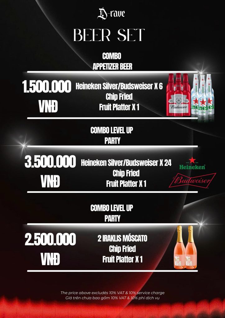 Menu D Rave